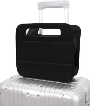 13 Inch 3L Airport Accessories Storage,Small Business Handbag,Suitcase Drink Holder,Travel Essentials Organizer