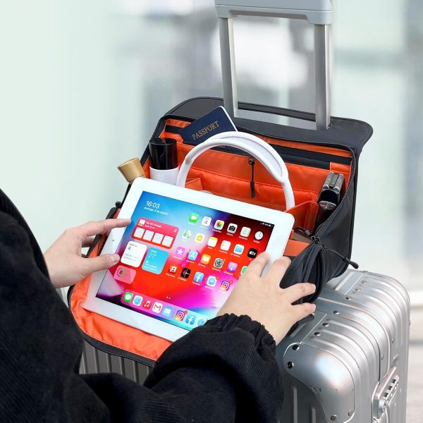 13 Inch 3L Airport Accessories Storage,Small Business Handbag,Suitcase Drink Holder,Travel Essentials Organizer - Image 4