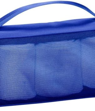 Pack-It Tube Cube - Small Packing Cube for Suitcases with Two-Way Zipper, Quick-Grab Handle, and Mesh Top for Visibility and Breathability, Blue Sea