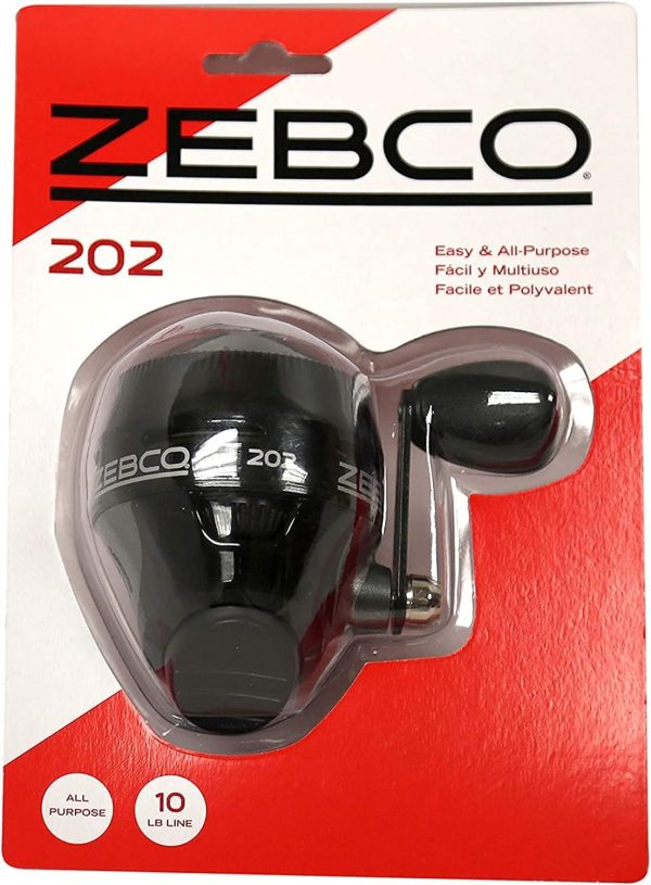 Zebco 202 Spincast Fishing Reel, Right-Hand Retrieve, Durable All-Metal Gears, Stainless Steel Pick-up Pin, Pre-Spooled with 10-Pound Zebco Fishing Line, - Image 7